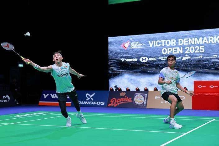 Rian/Hidayat Kalahkan Unggulan Kedua Denmark Open 2025