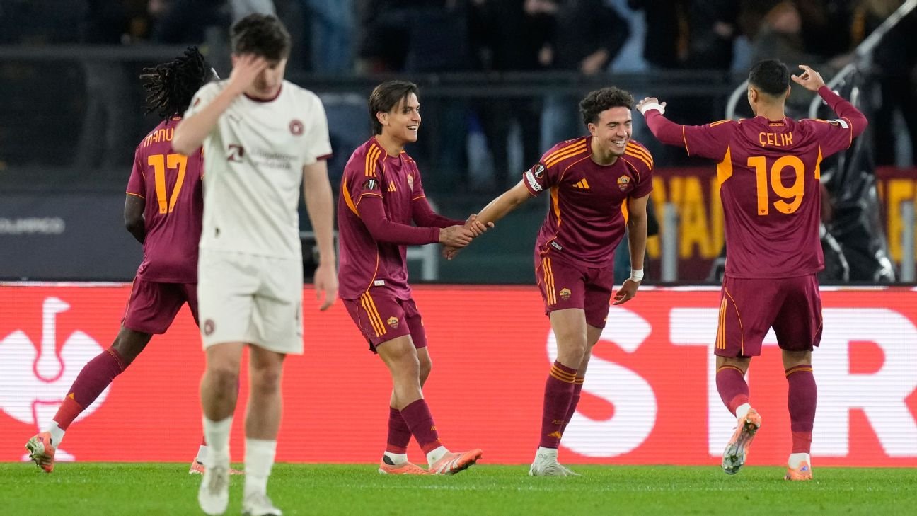 AS Roma Amankan Kemenangan 2-1 atas Midtjylland di Liga Europa
