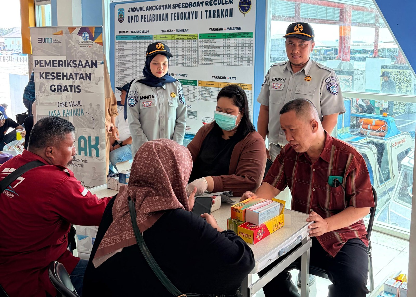 Sinergi Pelayanan : PT. Jasa Raharja Cabang Tarakan Hadirkan MUKL di Pelabuhan Tengkayu I untuk Masyarakat Kota Tarakan.