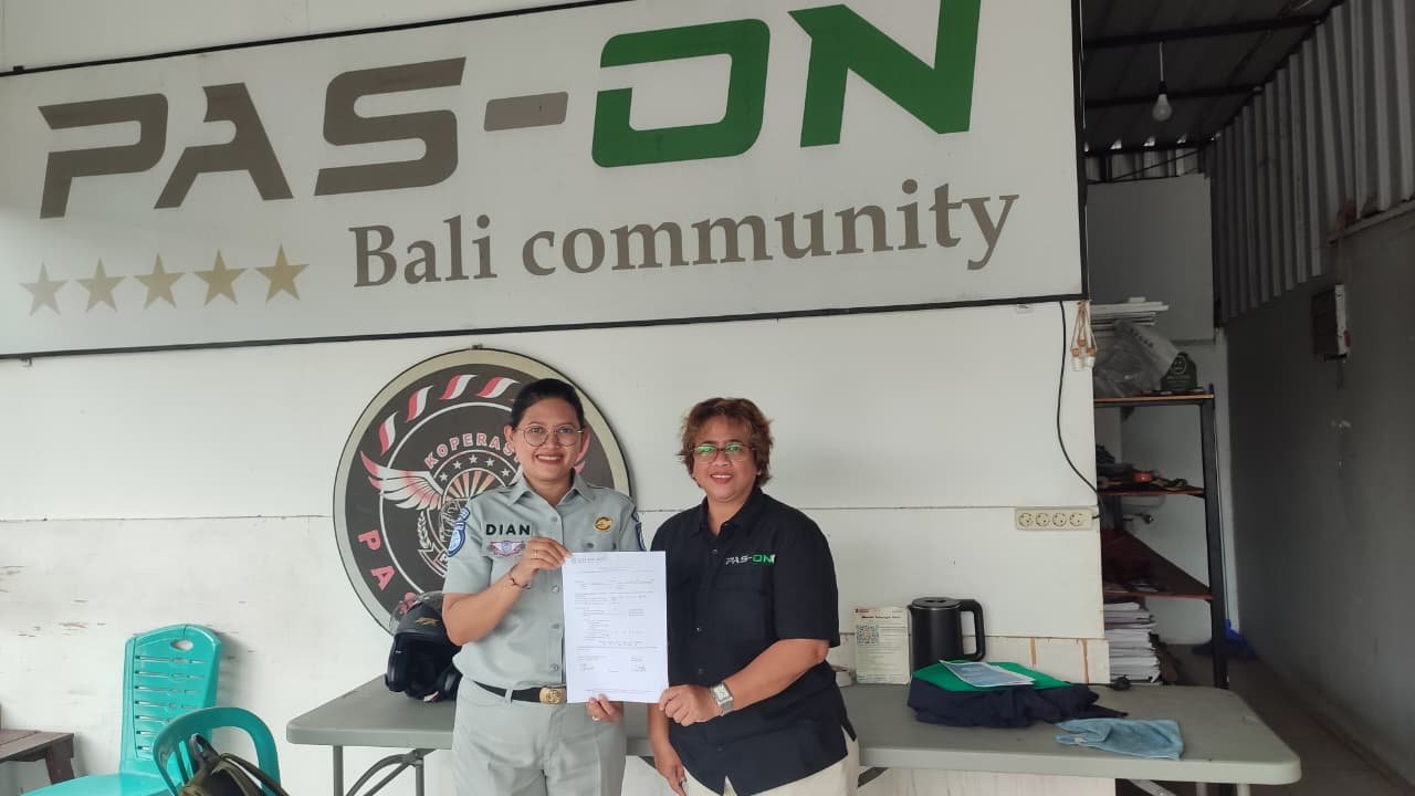 Jasa Raharja Bali Laksanakan Kunjungan dan Pendataan Armada di Koperasi Jasa Transportasi Pason Bali Sejahtera
