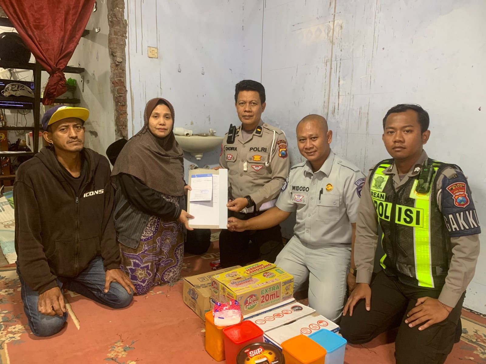 Jasa Raharja Cabang Malang Giat Penyerahan Santunan kepada Atlet Pesepeda Kota Batu