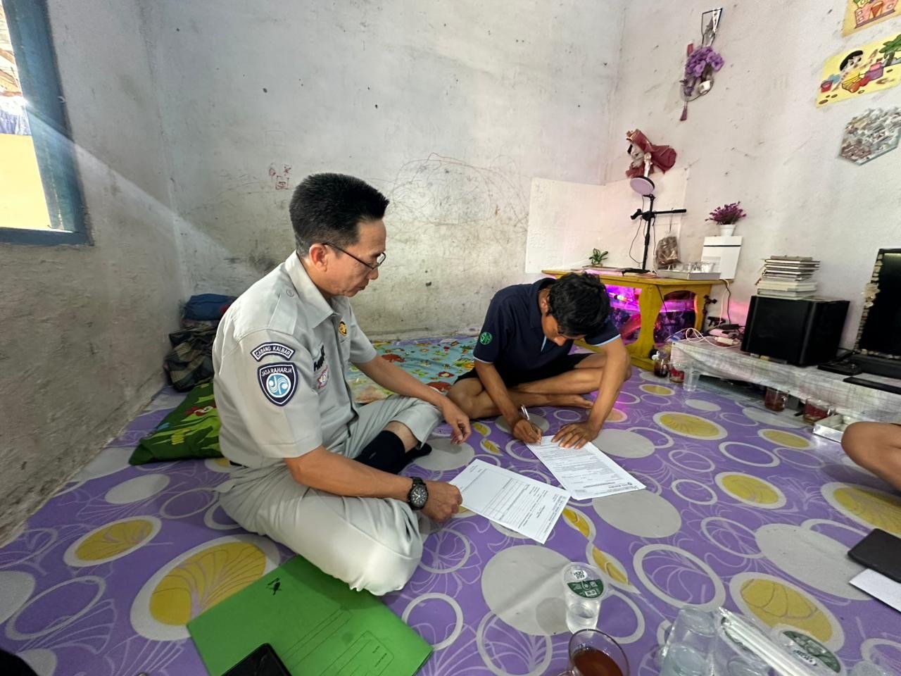 Jasa Raharja Cabang Sintang Melakukan Verifikasi Ahli Waris KorbanKecelakaan Lalu Lintas di Kabupaten Sintang