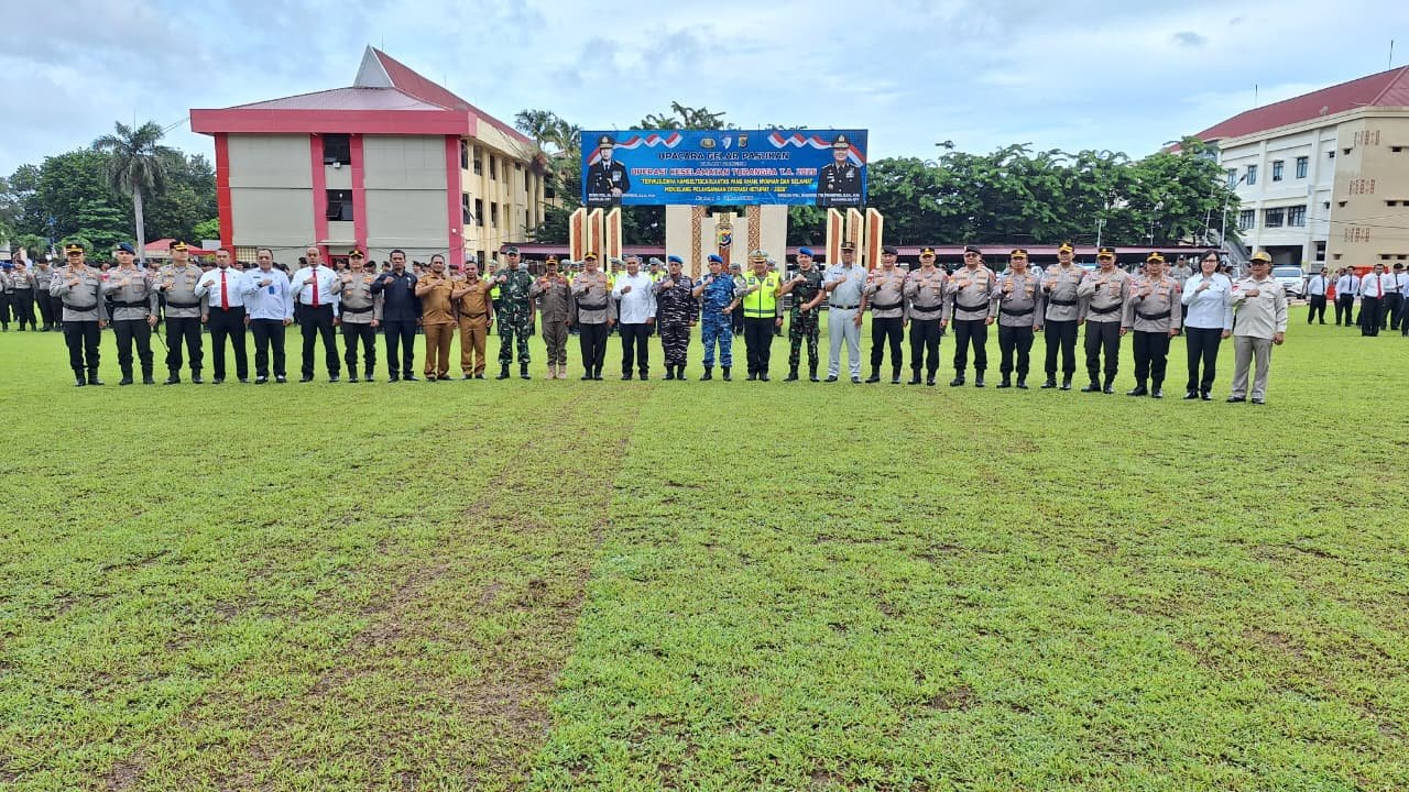 PT Jasa Raharja Kanwil NTT Dukung Penuh Pelaksanaan Operasi Keselamatan Turangga 2026 Melalui Upacara Gelar Pasukan di Polda NTT