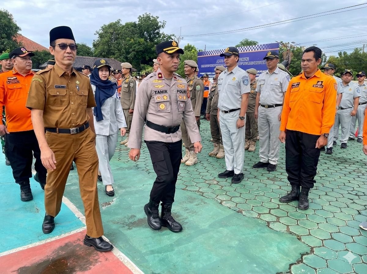 Sinergi Tekan Angka Kecelakaan, Jasa Raharja Indramayu Hadiri Apel Gelar Pasukan Operasi Keselamatan Lodaya 2026