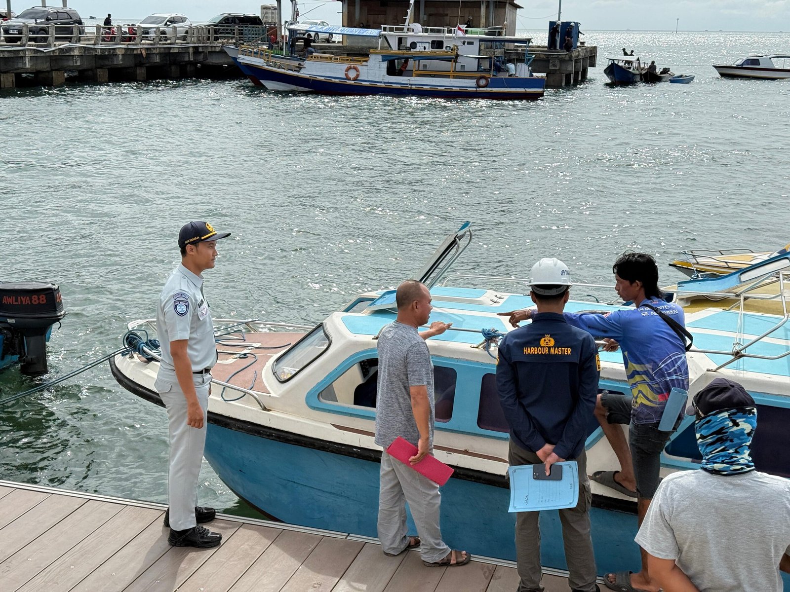 Sinergi membangun Keselamatan dan Keamanan Pelayaran untuk Perizinan Kapal Digelar di Pelabuhan Tanjung Batu, Berau