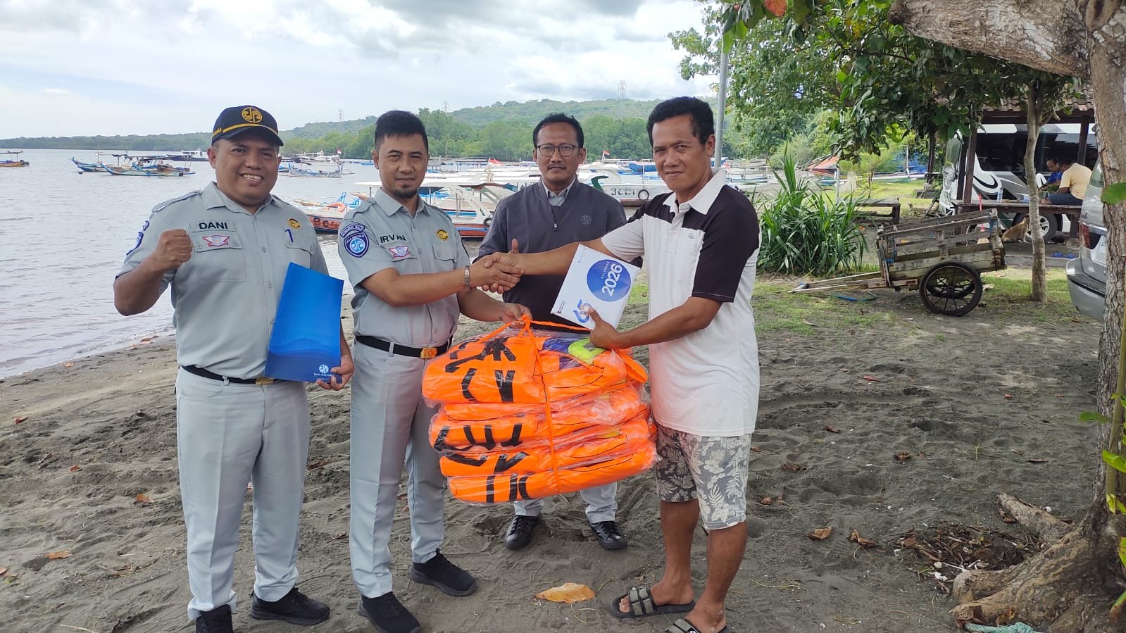 Kacab Jasa Raharja Singaraja Lakukan Kunjungan ke Operator Kapal Laut Tujuan Pulau Menjangan