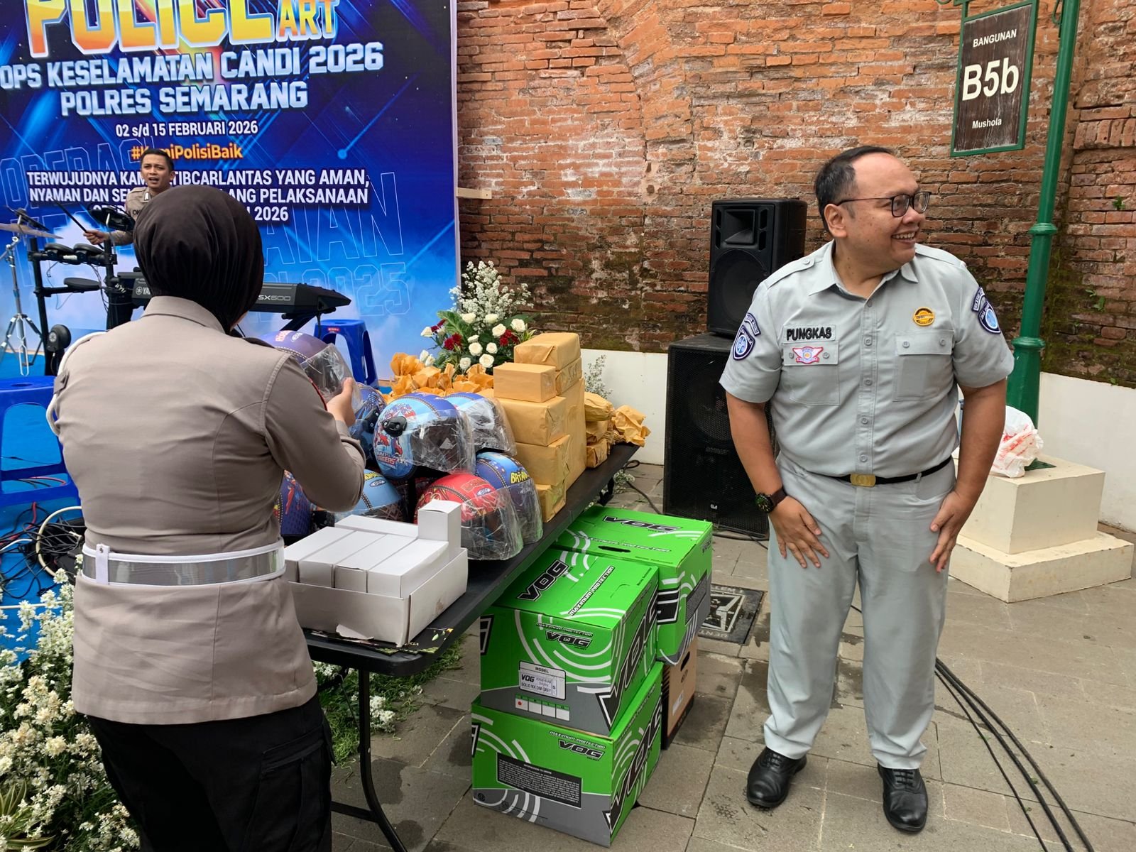 Polres Semarang dan Jasa Raharja Gelar Kampanye di Benteng Willem II Ambarawa