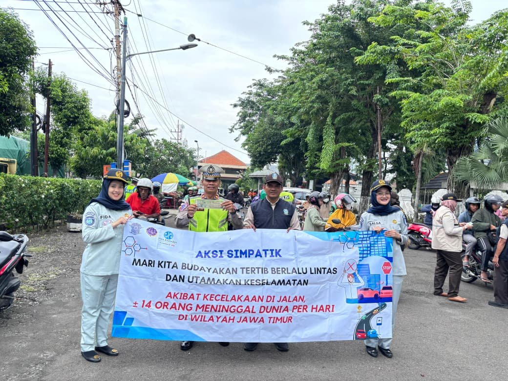 Jasa Raharja Bersama Samsat Surabaya Timur Gelar Operasi Gabungan dan Edukasi Keselamatan