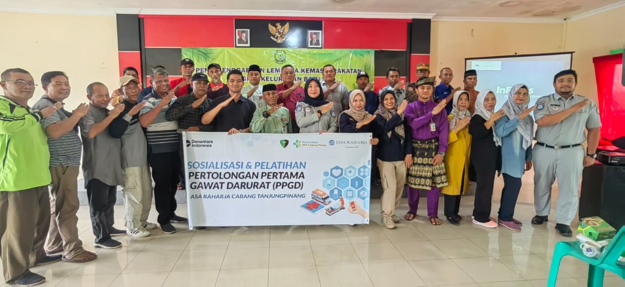 Jasa Raharja Tanjungpinang Gelar Kegiatan PPGD bersama Masyarakat Kelurahan Batu IX