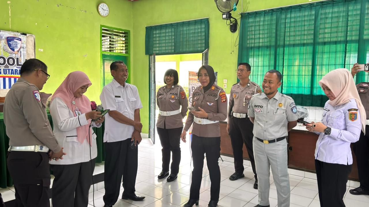 Sosialisasi PPKL di SMAN 1 Abung Semuli, Perkuat Budaya Tertib Berlalu Lintas di Kalangan Pelajar