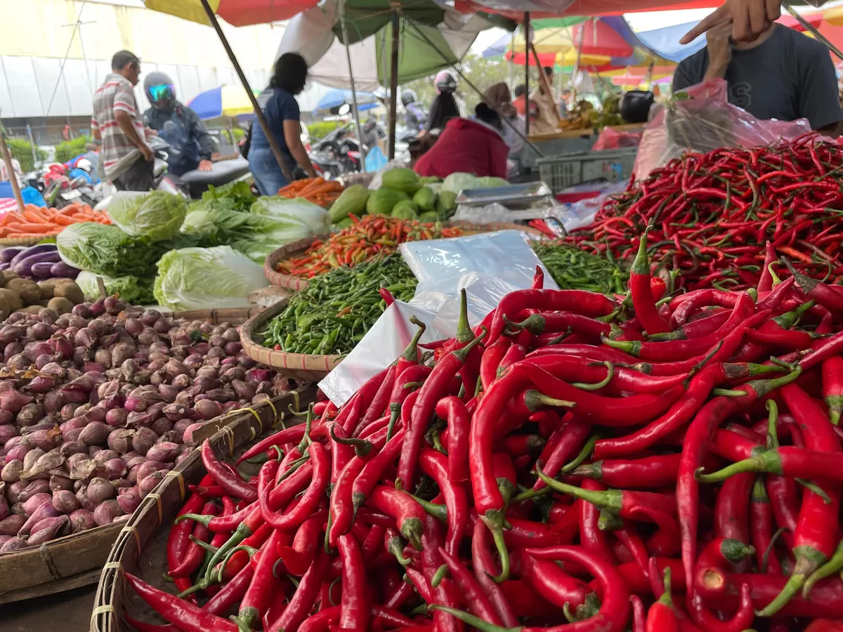 Harga Bawang dan Cabai Rawit Kompak Tinggi, Tembus Rp44.750 dan Rp74.650 per Kg