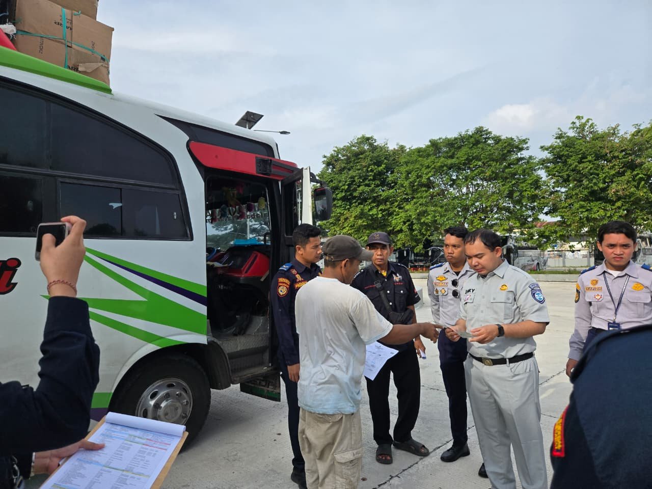 Ciptakan Transportasi Aman, Jasa Raharja NTB Ikuti Giat Ramp Check di Terminal Mandalika