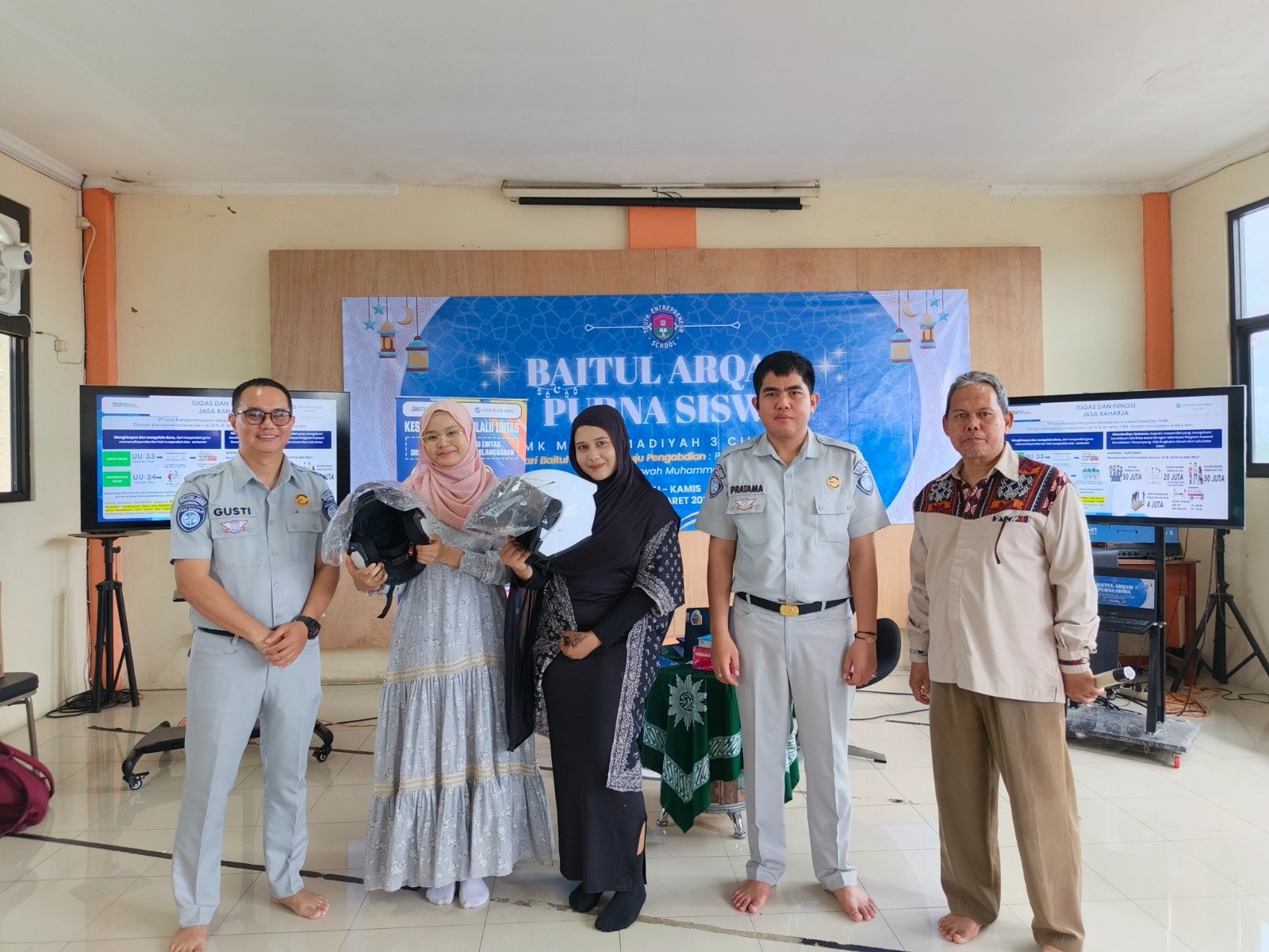 Melalui Program PPKL, Jasa Raharja Bogor Ajak Guru SMK Muhammadiyah 3 Cileungsi Peduli Keselamatan Lalu Lintas