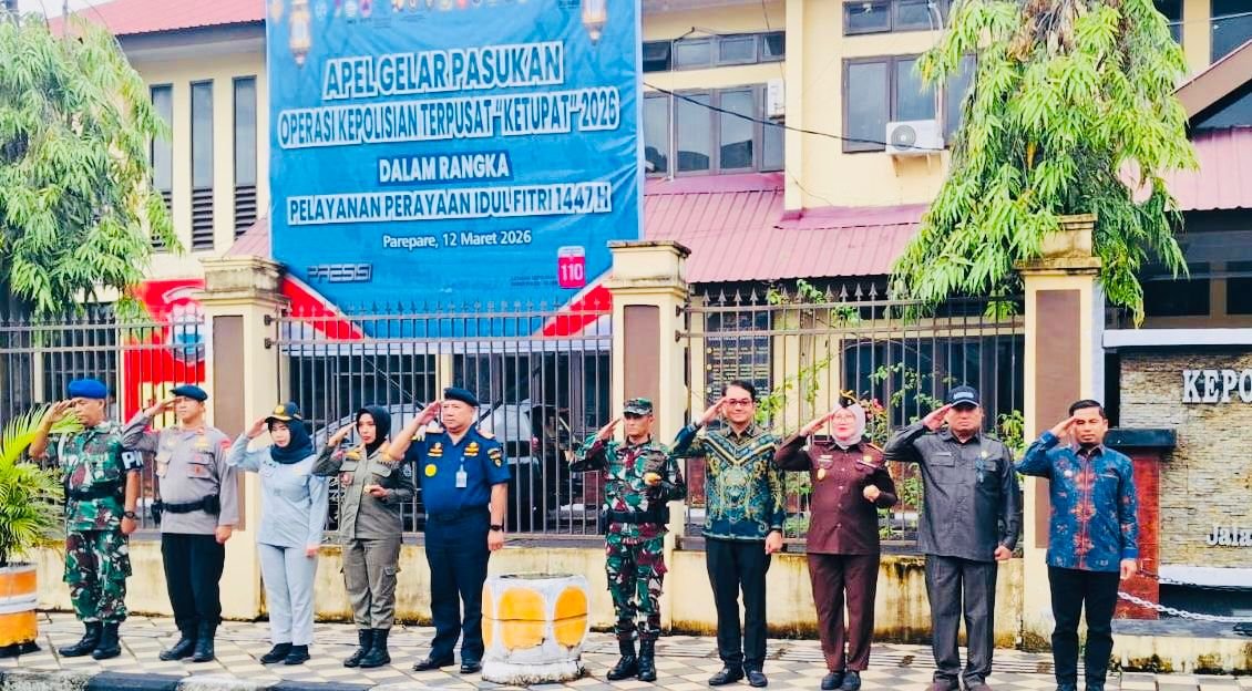 Dukung Pengamanan Idulfitri 1447 H, Jasa Raharja Cabang Parepare Hadiri Apel Gelar Pasukan Operasi Terpusat ‘Ketupat’ 2026