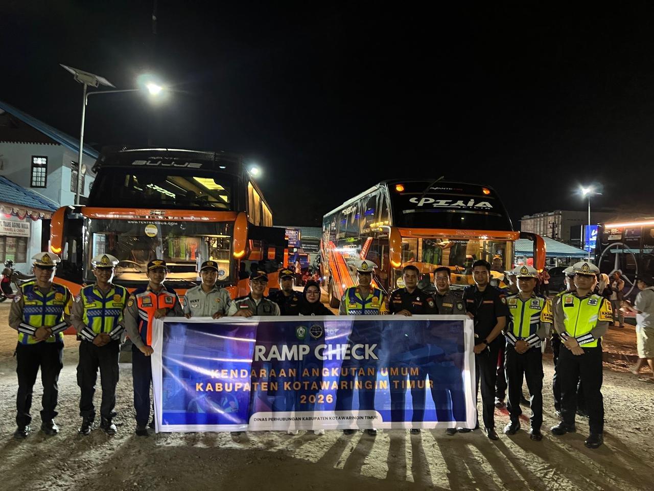 Jasa Raharja Kalteng Turut Serta dalam Ramp Check Angkutan Umum di Terminal Patih Rumbih Sampit