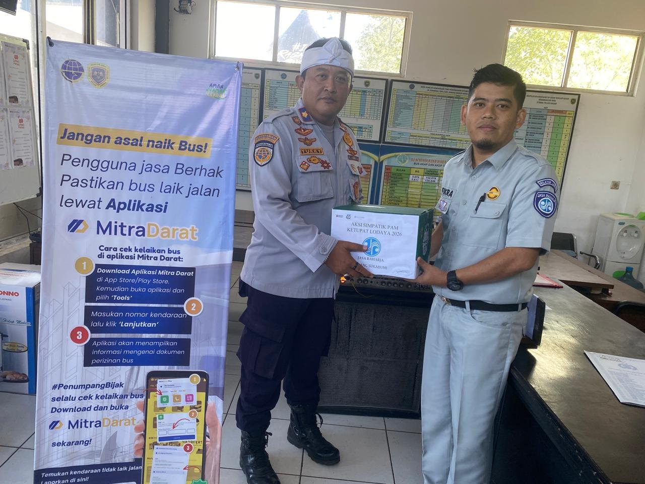 Aksi Simpatik Jasa Raharja Sukabumi Dukung Pengaman dan Pelayanan Mudik Lebaran 2026