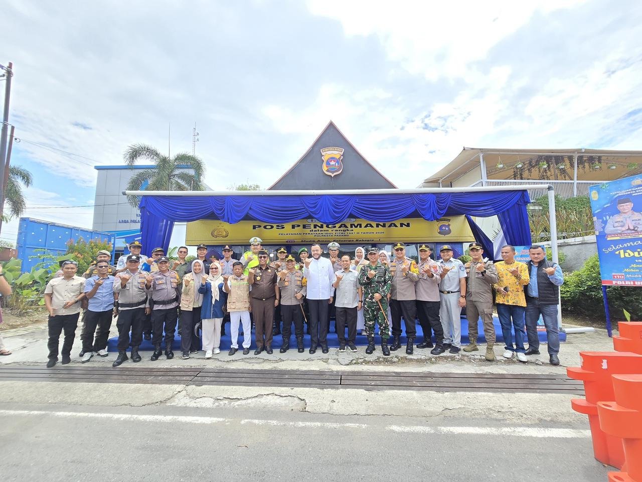 Pastikan Kesiapan Maksimal PAM Lebaran 2026, Jasa Raharja Sumatera Barat Bersama Forkopimda Padang Tinjau Pos Terpadu dan Pos Pengamanan