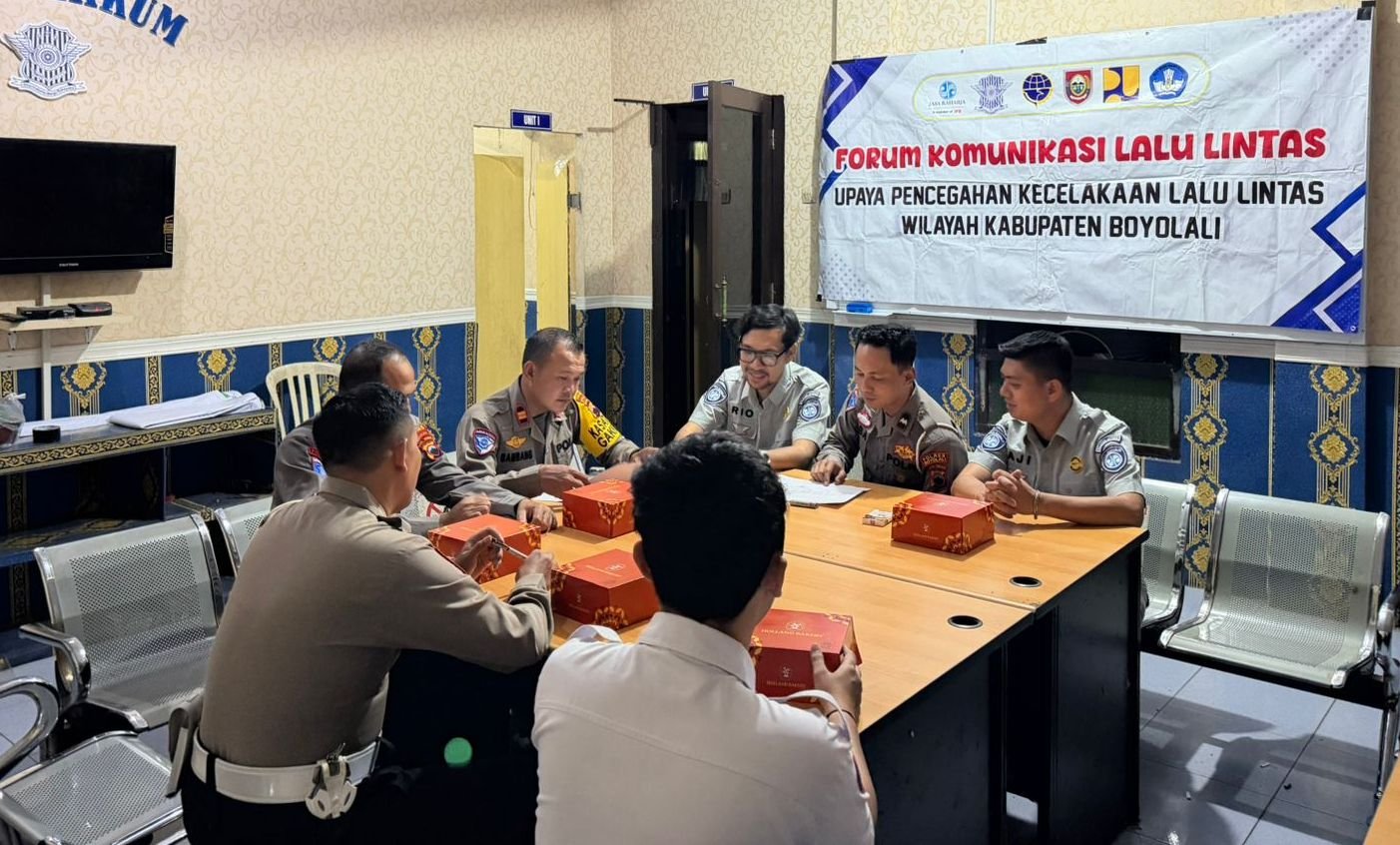 Jasa Raharja Boyolali Gelar Forum Komunikasi Lalu Lintas Bersama Stakeholder untuk Tekan Angka Kecelakaan