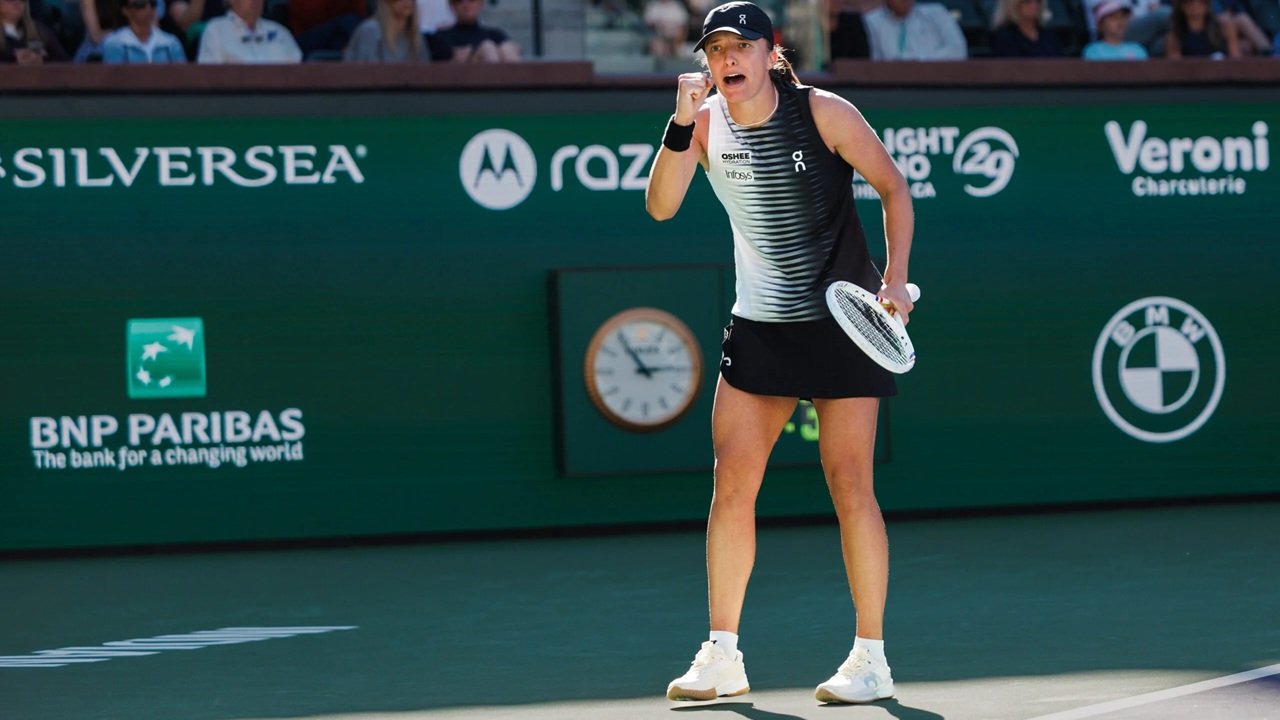 Iga Świątek Lolos ke Perempat Final Indian Wells Setelah Tampil Dominan