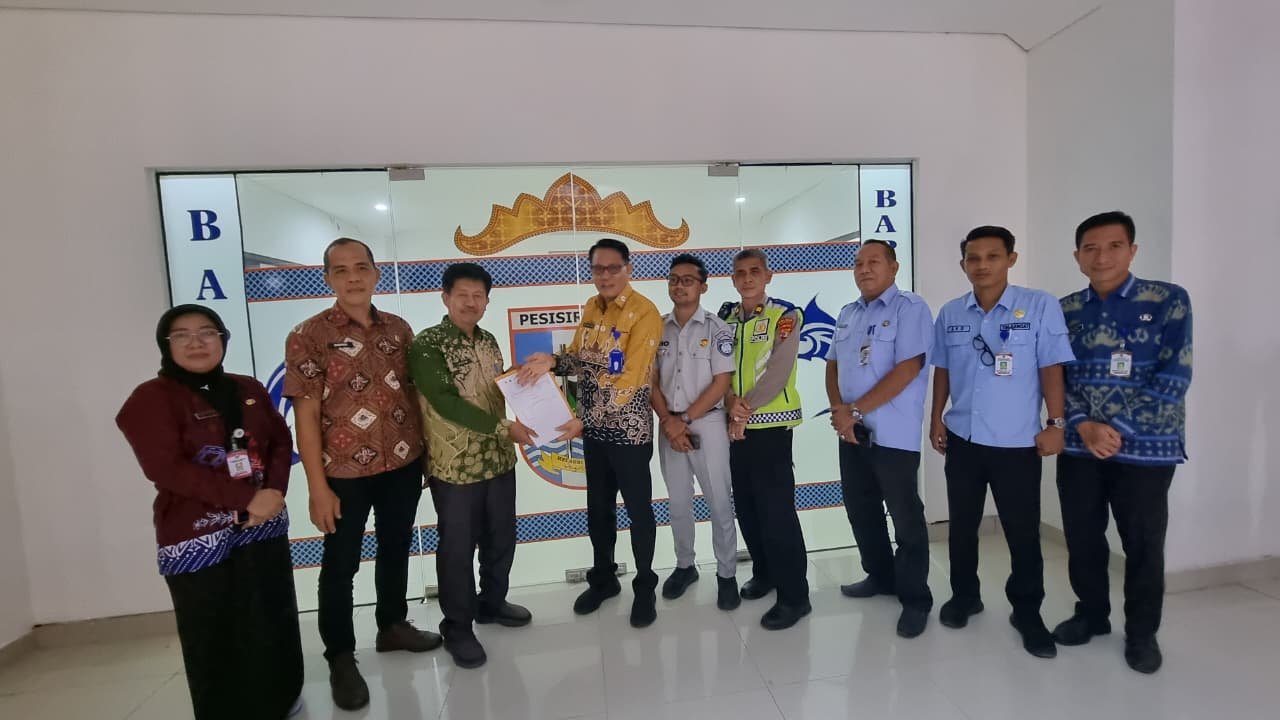 Koordinasi Penanggung Jawab Samsat Pesibar dengan Bapenda, Bahas Optimalisasi Pendapatan Pajak