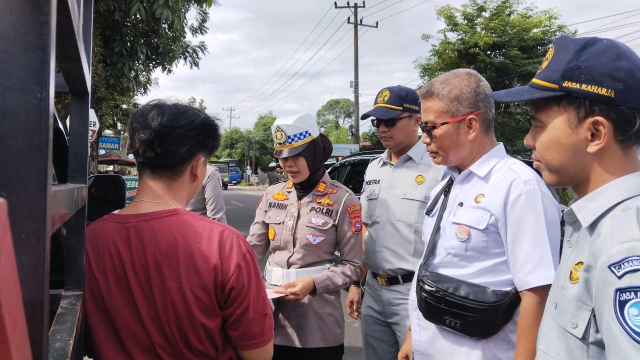 Jasa Raharja Bukittinggi Dukung Razia Gabungan Samsat Pasaman Barat Tingkatkan Kepatuhan Pajak dan Keselamatan Berlalu Lintas