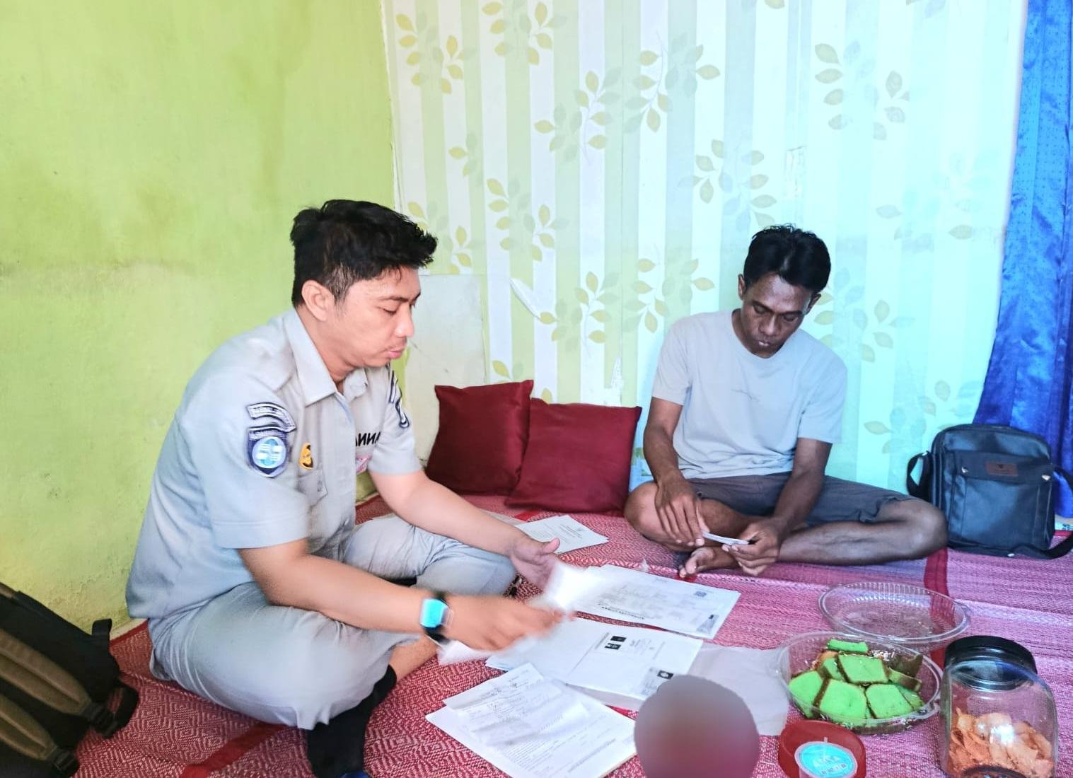 Sebagai Wujud Komitmen Meningkatkan Pelayanan Kepada Masyarakat, Jasa Raharja Cabang Cirebon Kunjungan Langsung Ke Rumah Ahli Waris Korban Laka Lantas