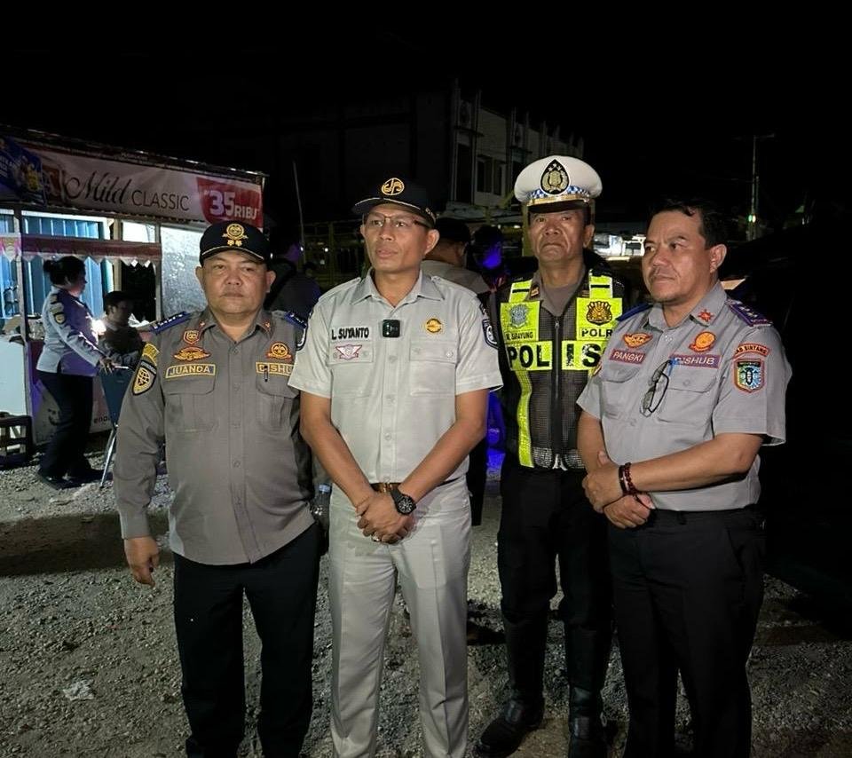 Jasa Raharja Cabang Sintang Bersama Tim Gabungan Gelar Penertiban Travel Ilegal di Simpang Pinoh