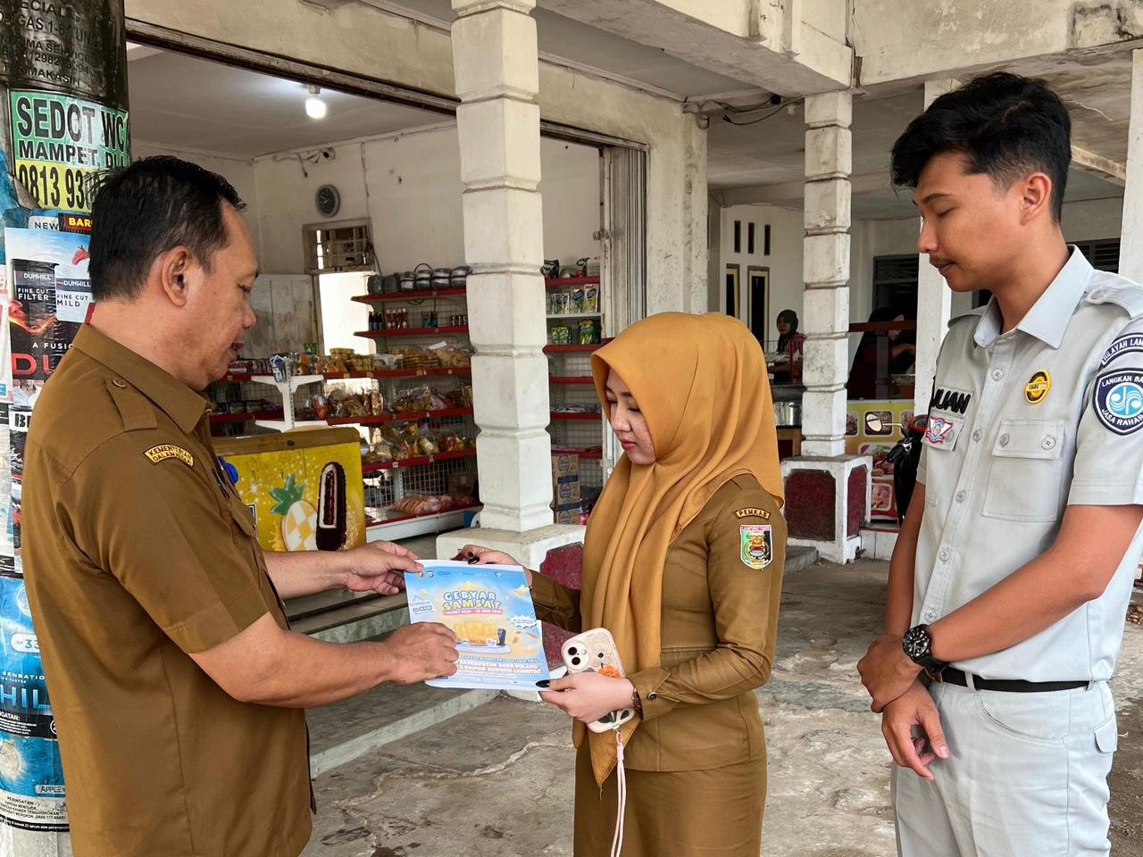 Dorong Kepatuhan Pajak, Samsat Sukadana Lakukan Glorifikasi Program Gebyar Samsat