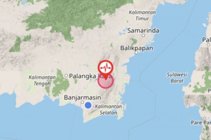 Gempa Susulan Terjadi di Balangan dan Tabalong Siang Ini