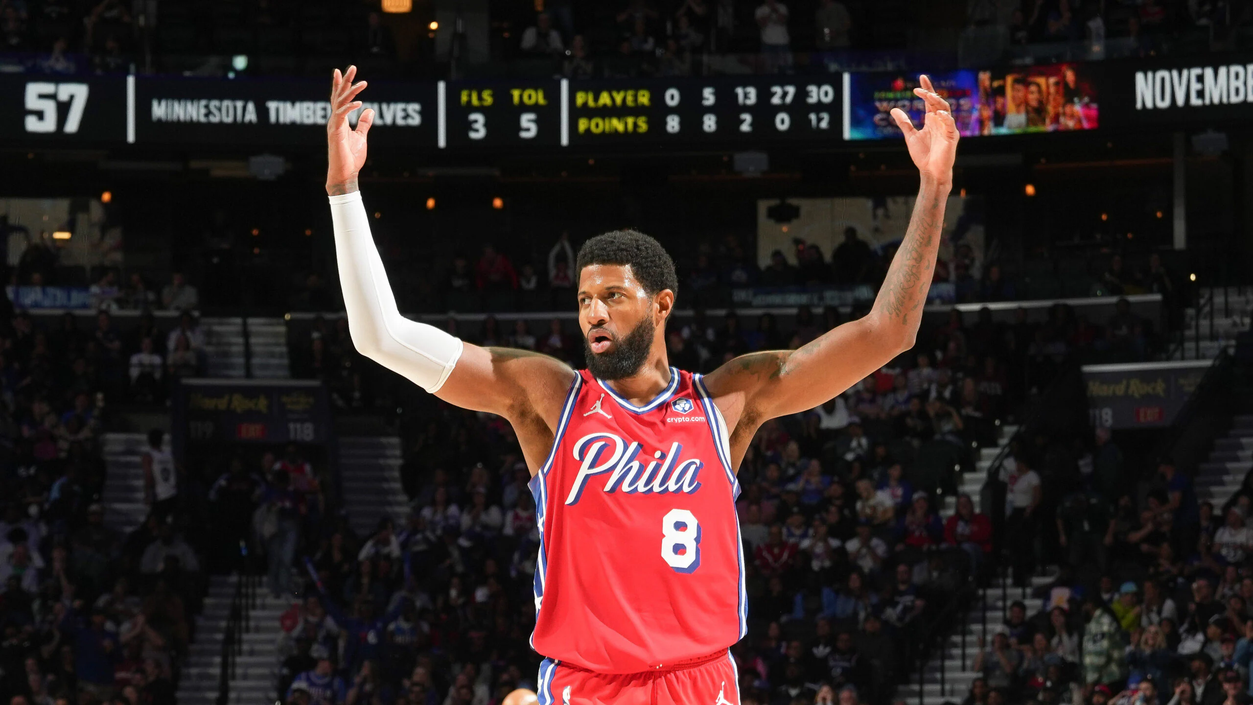 Dipimpin Paul George, Philadelphia 76ers Bekuk Minnesota Timberwolves 115-103