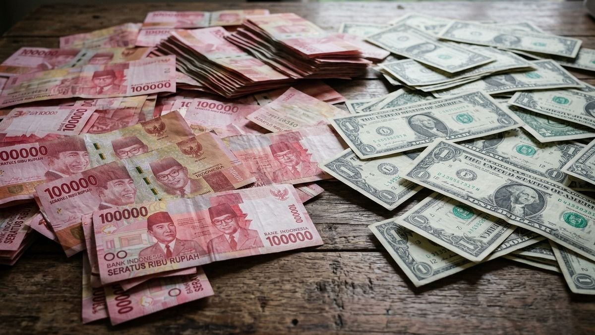 Rupiah Pagi Ini Sentuh Rp17.721 per Dolar AS
