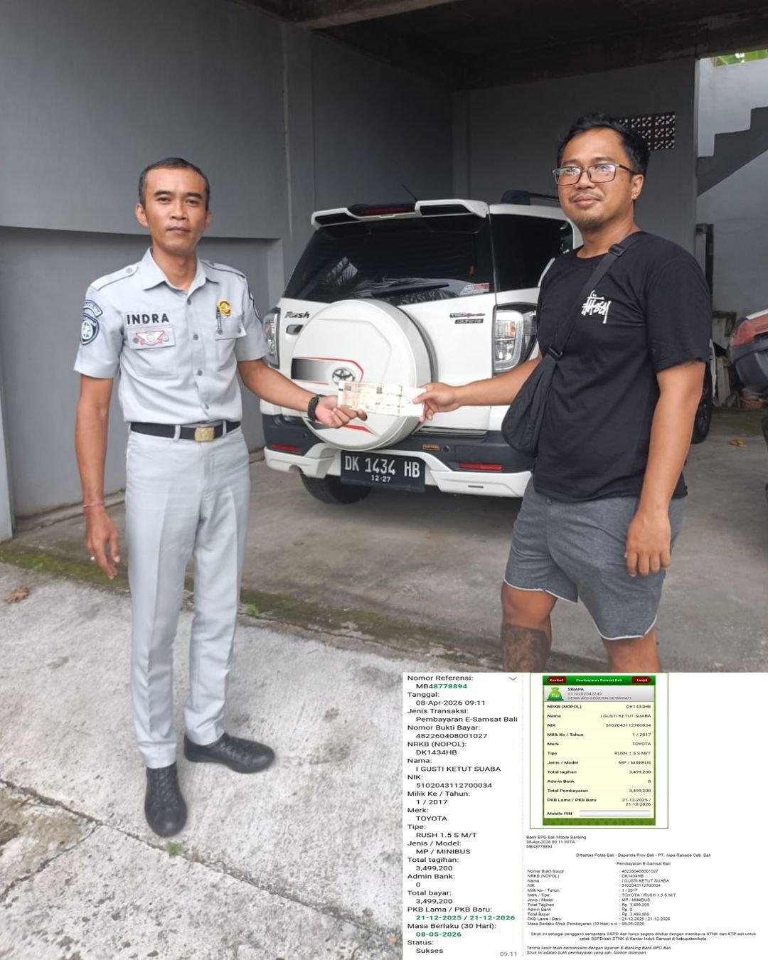 Optimalkan Pendapatan SWDKLLJ, Jasa Raharja Bali Perkuat Layanan Jemput Bola ke Pemilik Kendaraan Menunggak Lewat E-Samsat BPD Bali