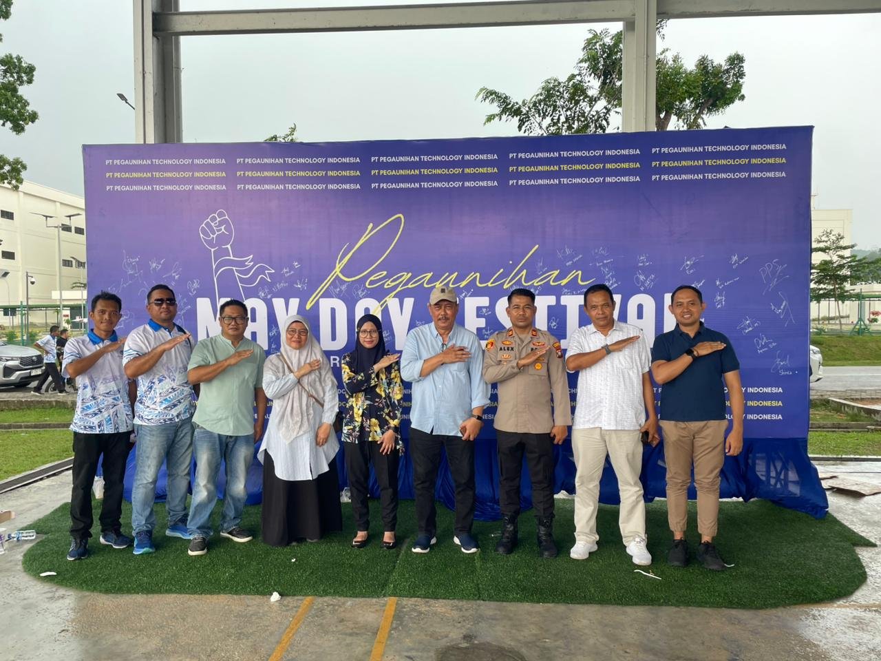 Jasa Raharja Turut Meriahkan May Day di PT Pegaunihan Tecnologies Batam, Hadirkan Layanan Pajak Kendaraan dan Hadiah Langsung