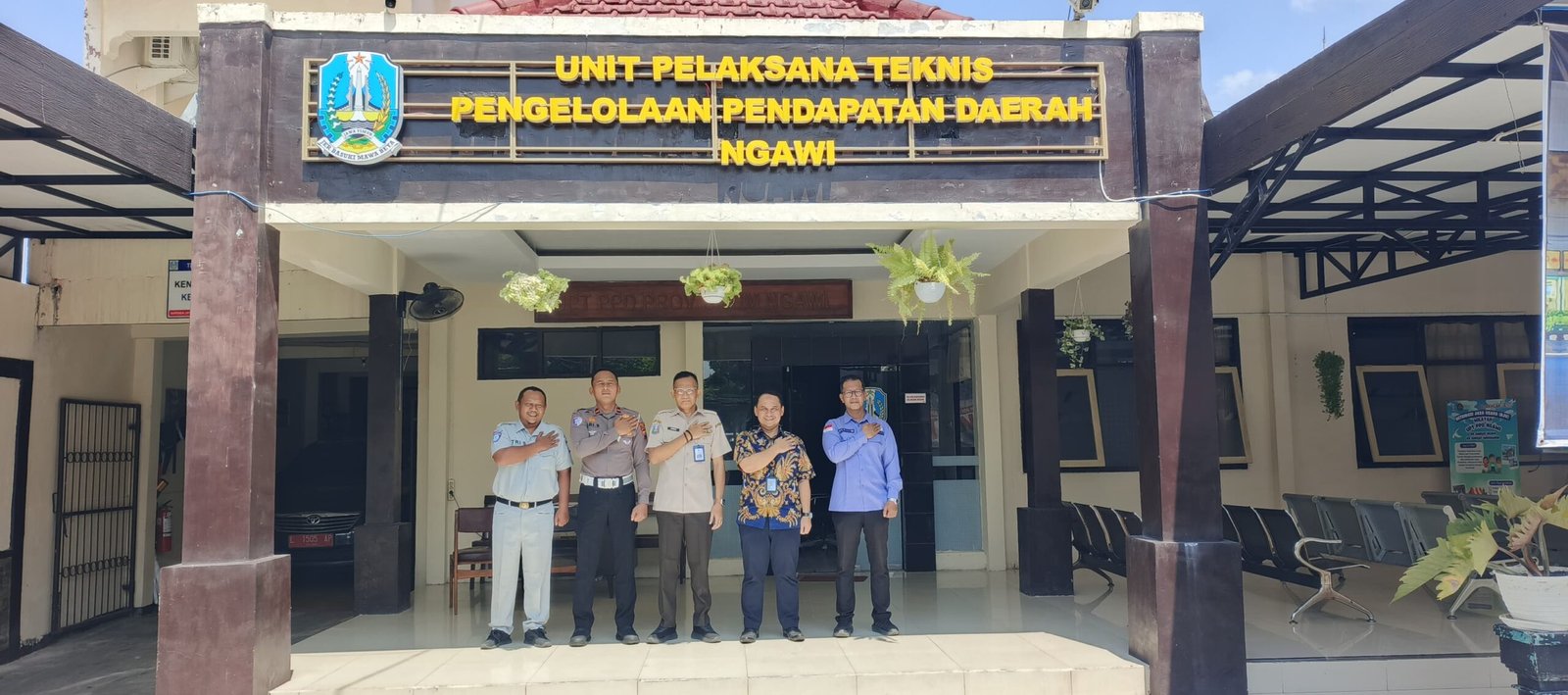 Kepala Cabang Jasa Raharja Madiun Koordinasi Program Kesamsatan Bersama KUPT Bapenda Ngawi