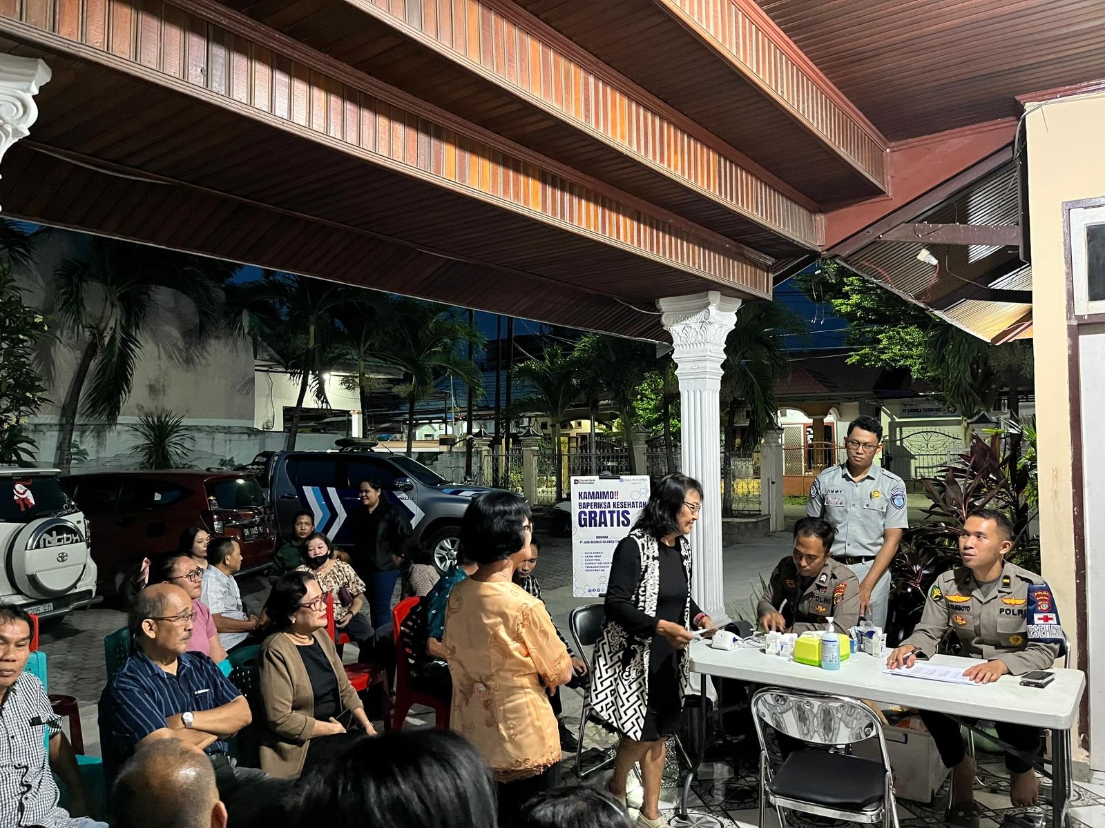 Jasa Raharja Sulteng Gelar Pelayanan Kesehatan Gratis dan PPGD Bersama Biddokes Polda Sulteng di Palu Selatan