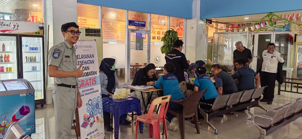 Jelang Libur Idul Adha, Jasa Raharja Gelar Pemeriksaan Kesehatan Gratis di Pelabuhan SBP Tanjungpinang