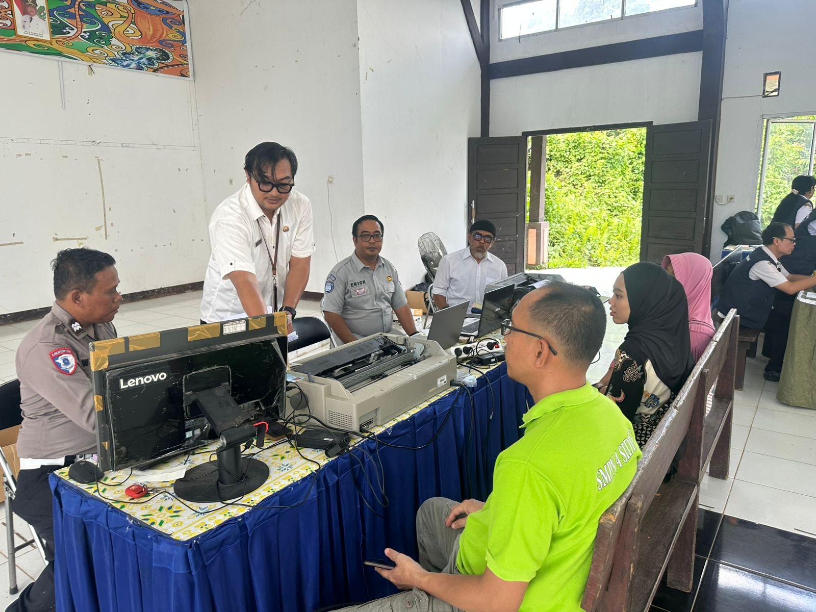 Jasa Raharja Bersama Tim Pembina Samsat Bengkayang Gelar Samsat GOKATAN di Kecamatan Sanggau Ledo