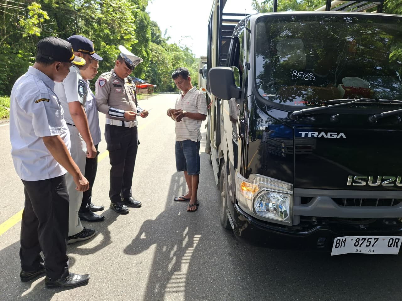 Jasa Raharja Sumbar Dukung Razia Gabungan dan Sosialisasi Keselamatan Berlalu Lintas di Solok Selatan