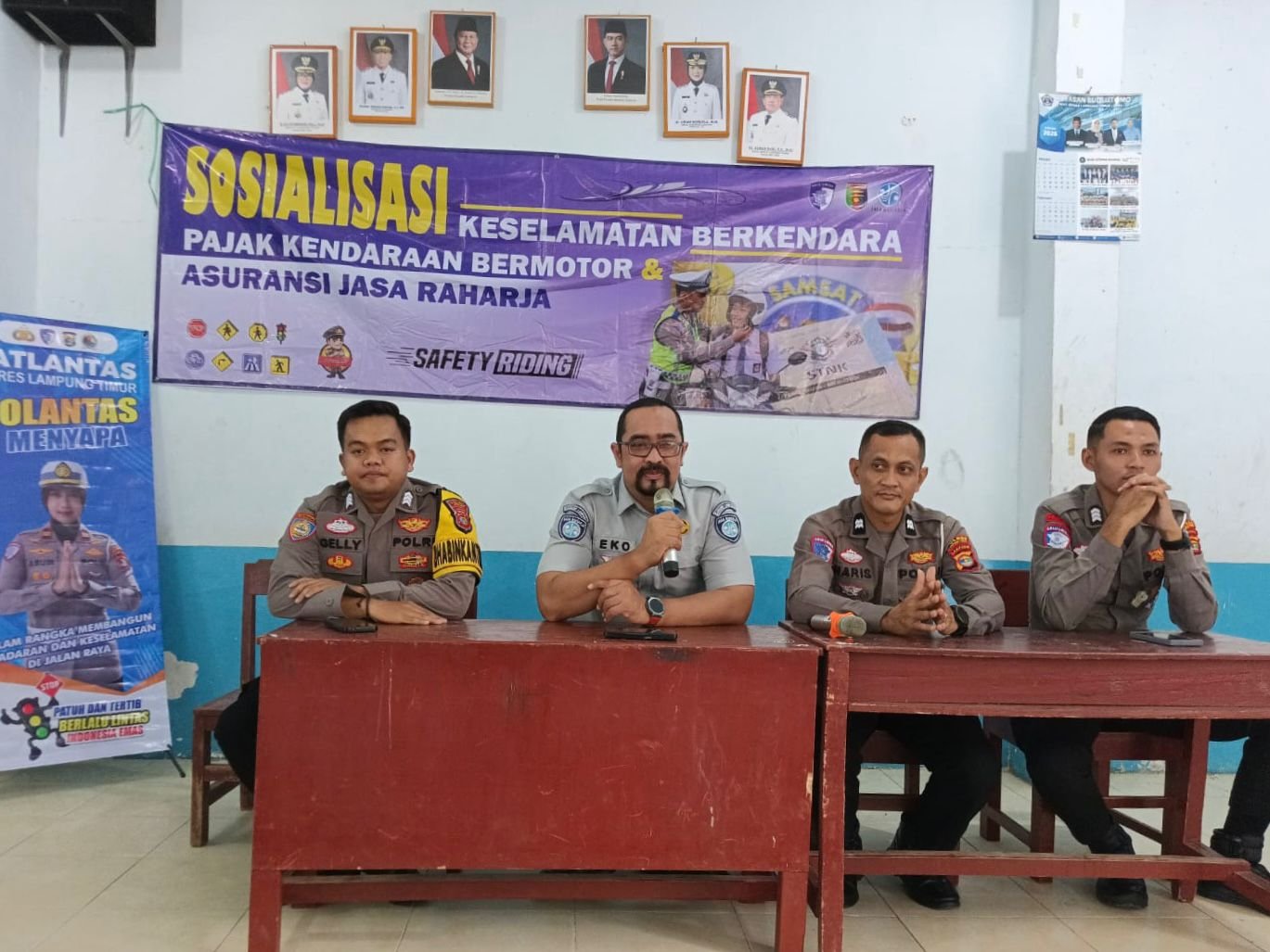 Jasa Raharja Lampung Edukasi Pelajar tentang Keselamatan Berlalu Lintas di SMK Budi Utomo Way Jepara