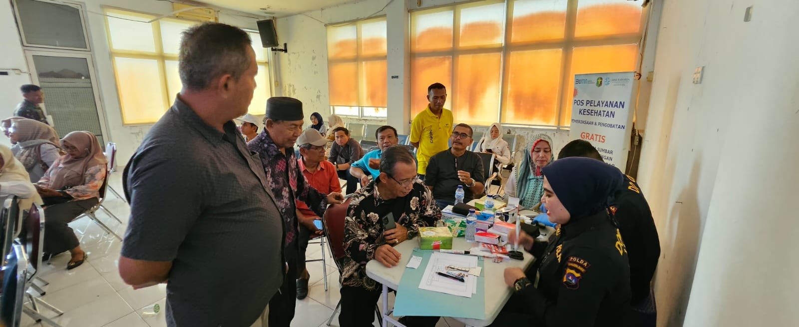 Jasa Raharja Sumbar Berikan Layanan Cek Kesehatan Gratis bagi Masyarakat di Kecamatan Kuranji