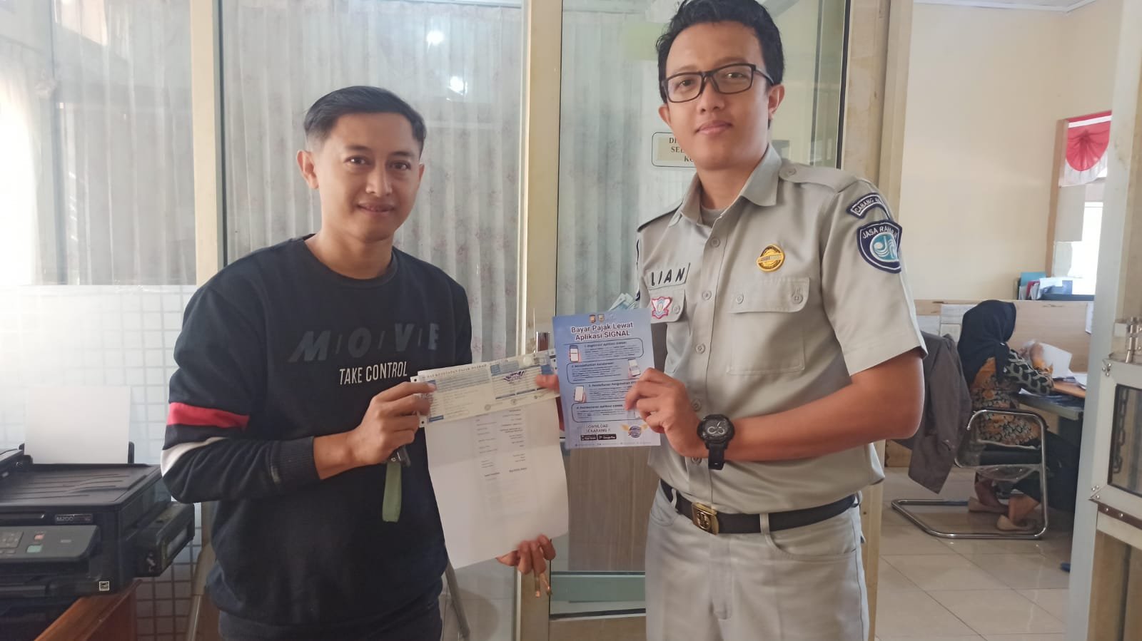 Permudah Layanan, Jasa Raharja Rejang Lebong Bantu Wajib Pajak Bayar Pajak Melalui SIGNAL