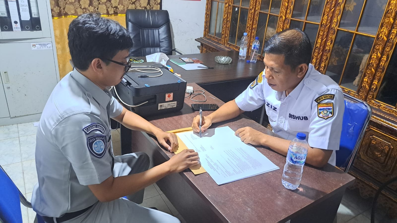 Jasa Raharja Cabang Lahat Perkuat Sinergi dengan Dishub Musi Rawas Utara Melalui Validasi dan Rekonsiliasi Data Kendaraan Bermotor Umum