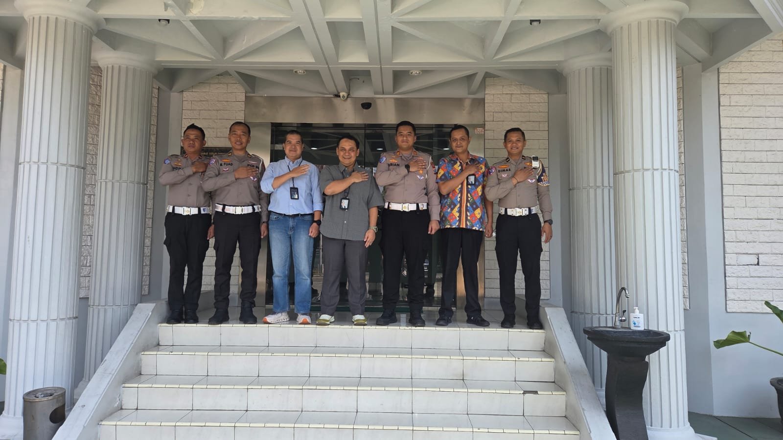 Kolaborasikan Program, Jasa Raharja Madiun Terima Kunjungan Kasat Lantas Madiun Kabupaten