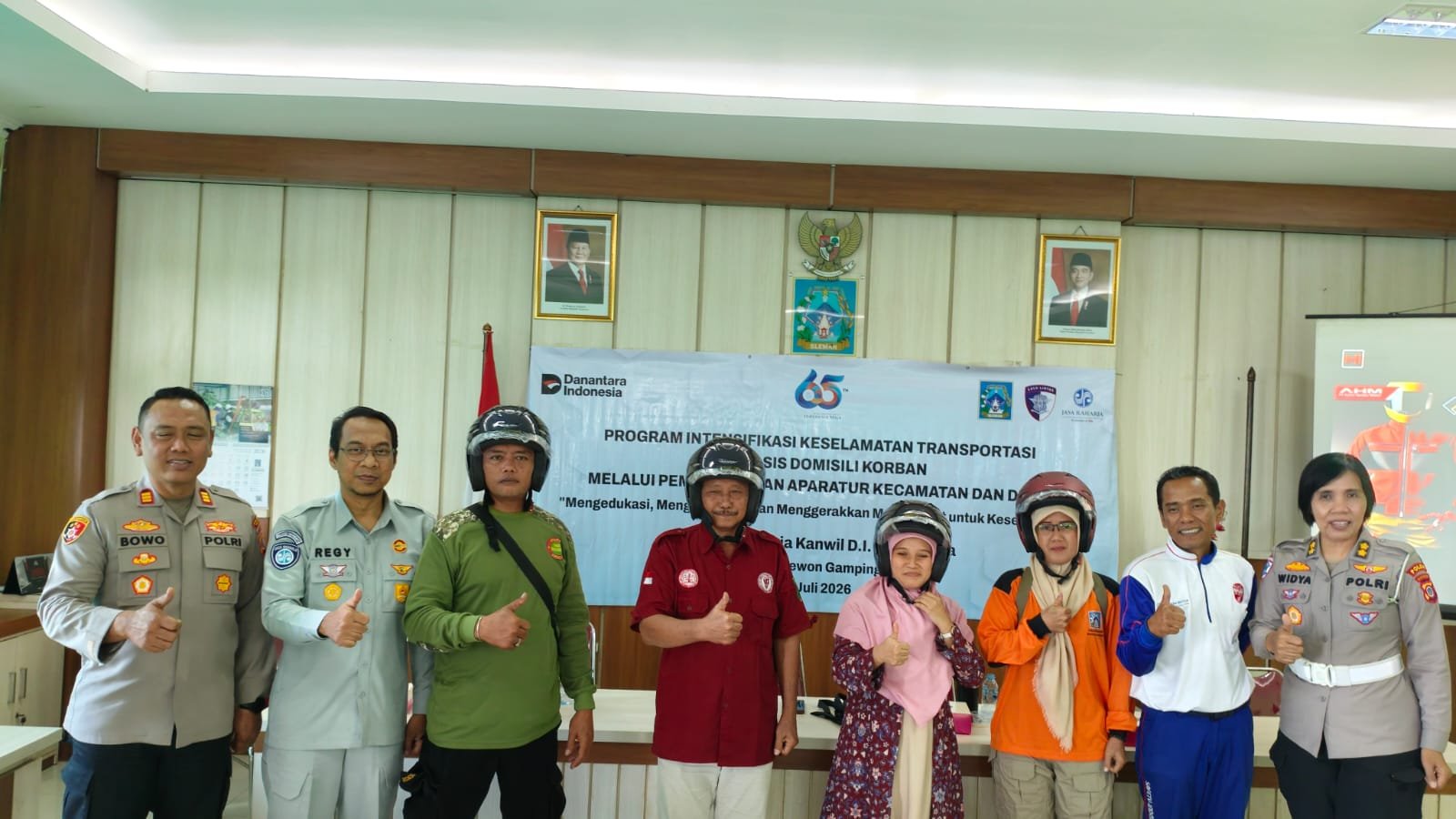 Tekan Angka Kecelakaan, Jasa Raharja Intensifkan Edukasi Keselamatan Transportasi Berbasis Domisili di Gamping