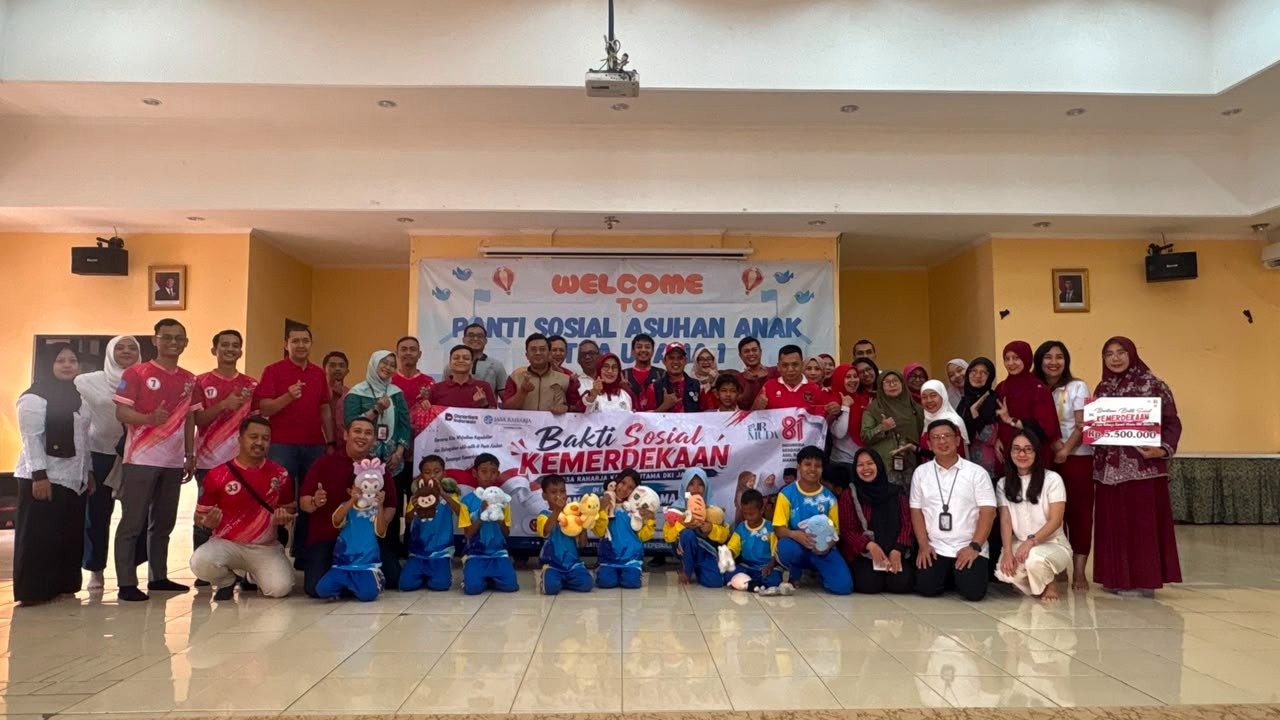 PT Jasa Raharja (Persero) Kantor Wilayah Utama DKI Jakarta Gelar Bakti Sosial di Panti Sosial Asuhan Anak Putra Utama 1 Jakarta Timur