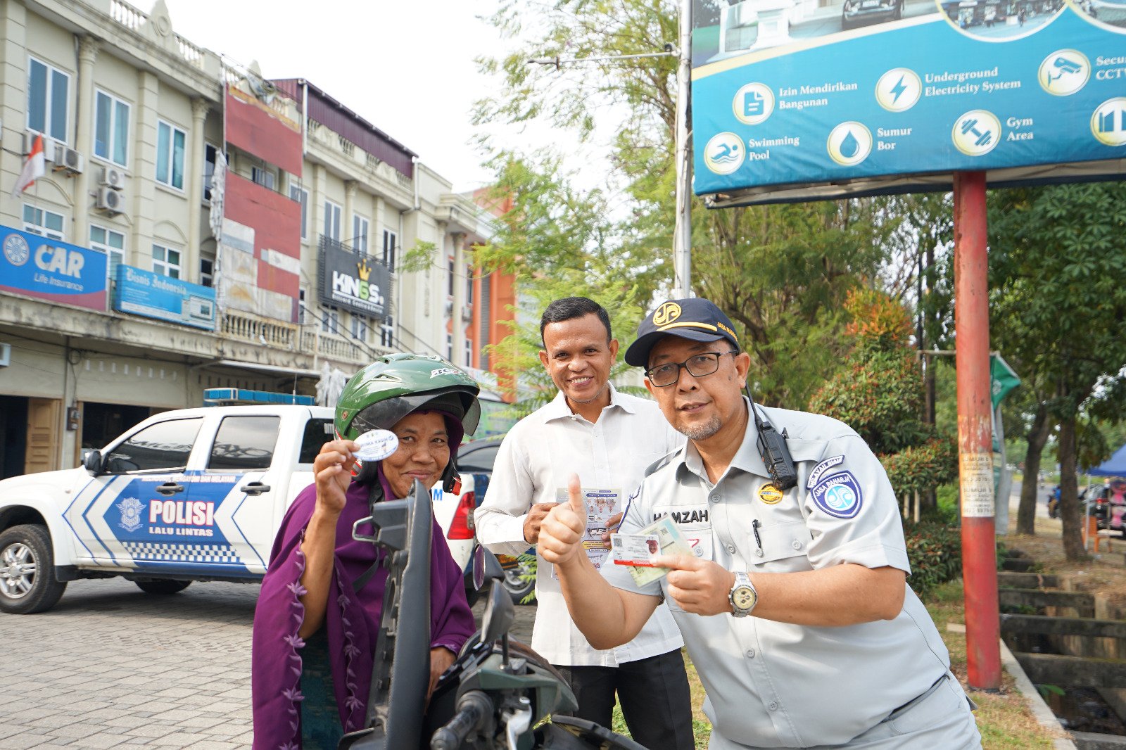 Jasa Raharja Riau Bersama Tim Pembina Samsat Gelar Operasi Gabungan dan Sosialisasi Pemutihan