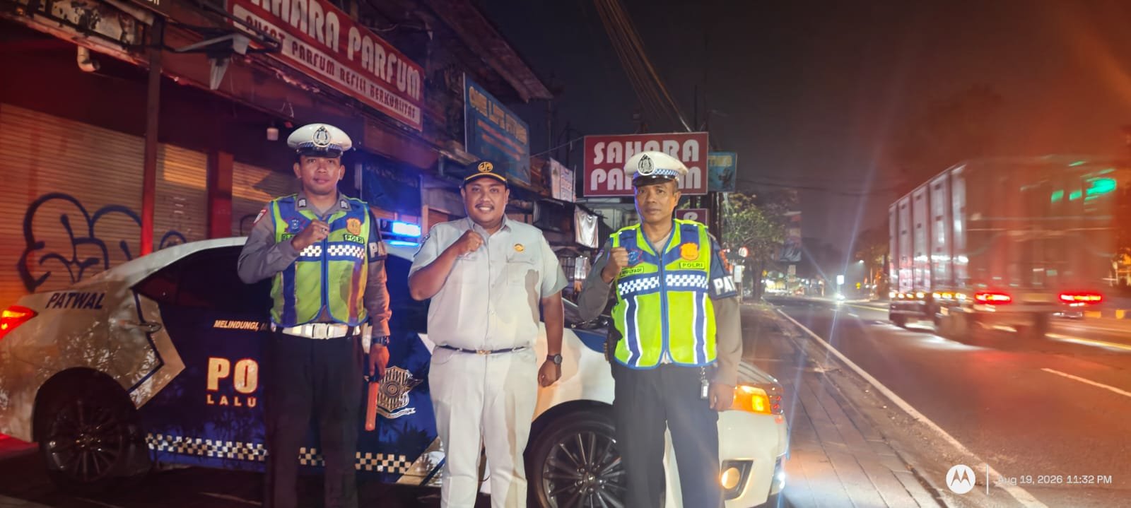 Jasa Raharja Ikut Menyusuri Black Spot Badung, Patroli Malam Sasar Titik Rawan Kecelakaan