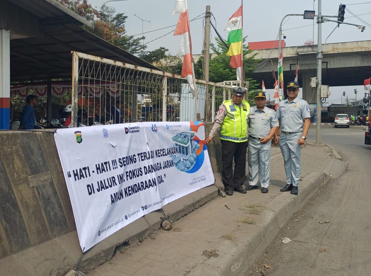Tekan Angka Kecelakaan, PT Jasa Raharja (PERSERO) Kantor Wilayah Utama DKI Jakarta Gelar Safety Campaign di Wilayah Jakarta Utara