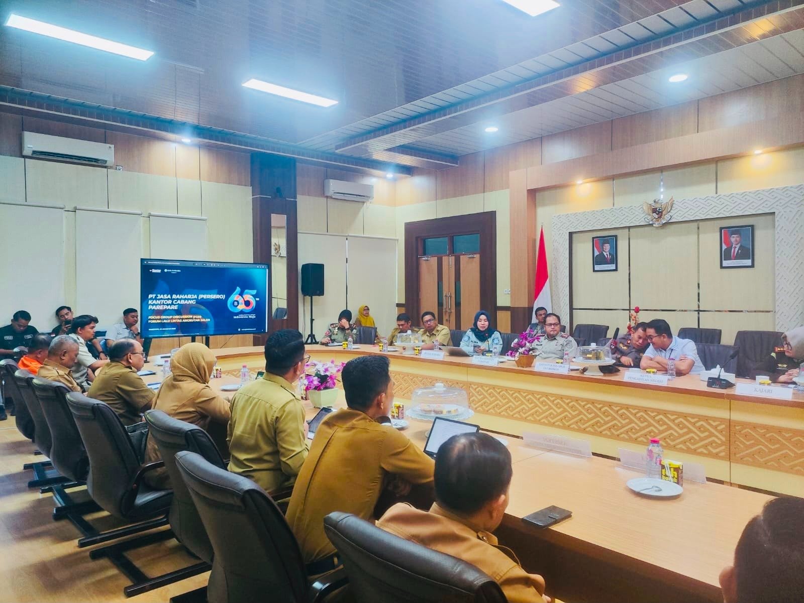 PT Jasa Raharja (Persero) Cabang Parepare Perkuat Kolaborasi melalui Forum Komunikasi Lalu Lintas untuk Percepatan Penanganan Korban Laka Lantas di Kota Parepare