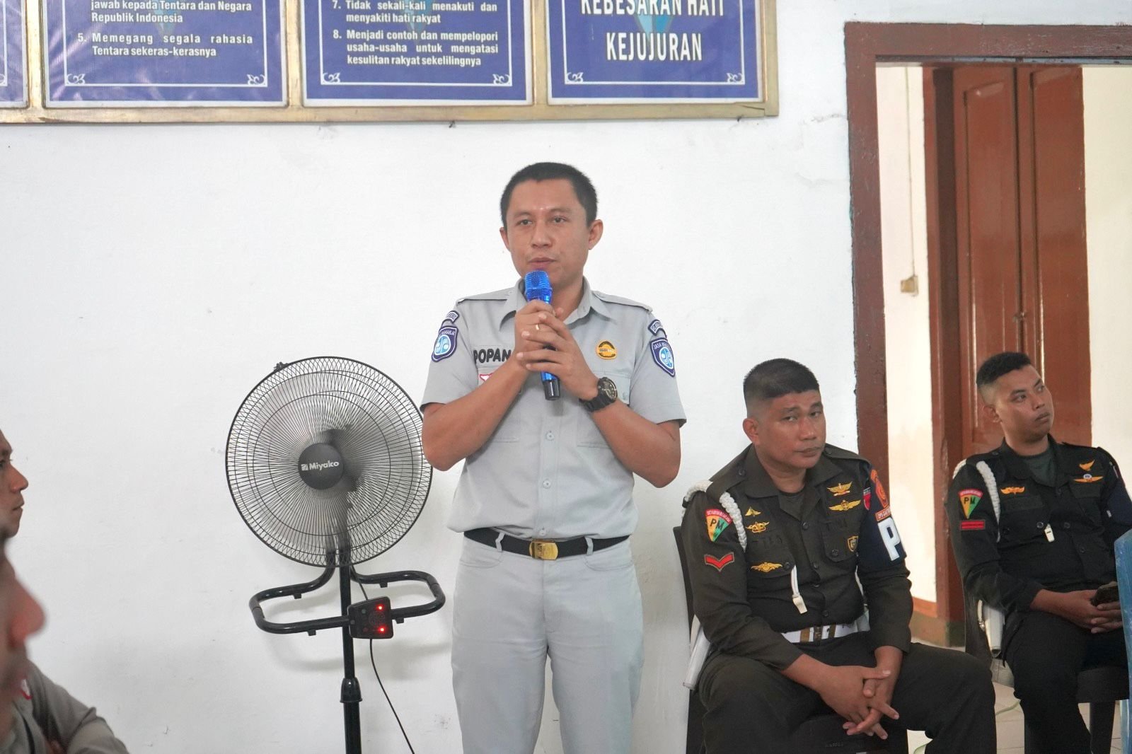 Jasa Raharja Palopo Gelar Sosialisasi Safety Campaign, Safety Riding dan Safety DrivingBersama 50 Personel TNI AD di Masubdenpom XIV/1-3 Palopo
